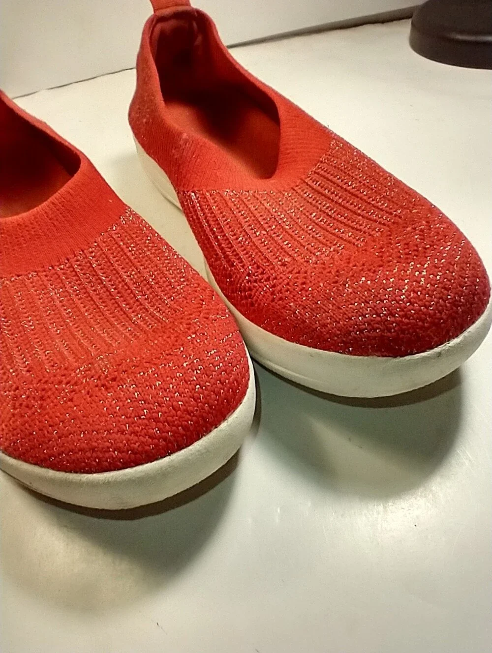 FitFlop Uberknit Slip On Ballet Flats Shoes Women's sz 8.5.